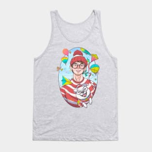 Where’s Waldo and Woof Tank Top